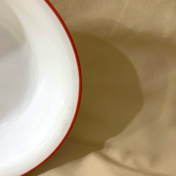 Set of 3 Corelle Red and White Splender Round Cereal Bowls.New and Perfect.A1708 - Picture 4 of 6